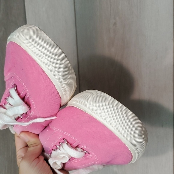 J.Crew Womens Colorblock Dip Dyed Fuchsia Sneakers shoes sz 10H - Picture 5 of 12